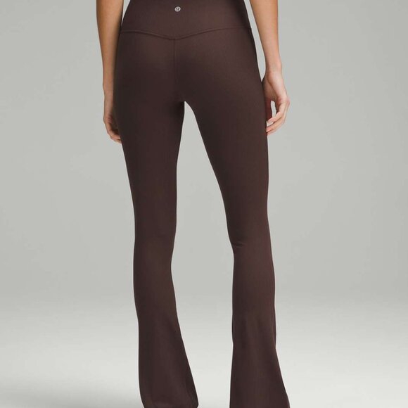 Lululemon Align Ribbed Mini-Flared Yoga Pant 25" Espresso - Picture 4 of 7